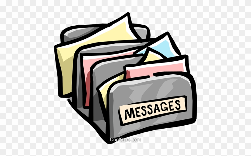 Message Sorter Royalty Free Vector Clip Art Illustration - Clip Art Message #1610567