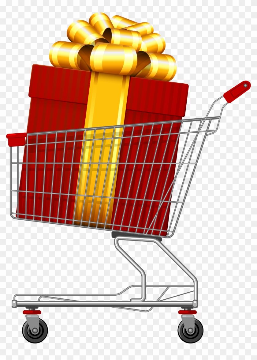 Clip Free Download Tips For Holiday Campaigns The Ecommerce - Christmas Shopping Cart Png #1610583