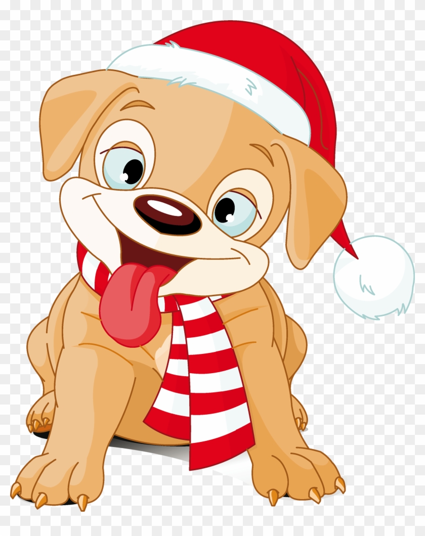 2017 X 2451 4 0 - Christmas Dog Clipart #1610629