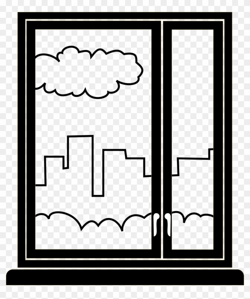 Clipart House Window - Simple Window Clipart #1610757