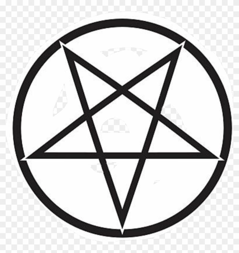 Satanic Sticker - Satanic Logo Png #1610780