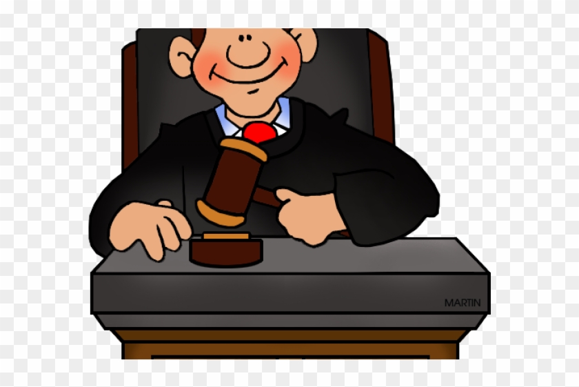 Politics Clipart Panel Judge - Judicial Branch Clip Art #1610818