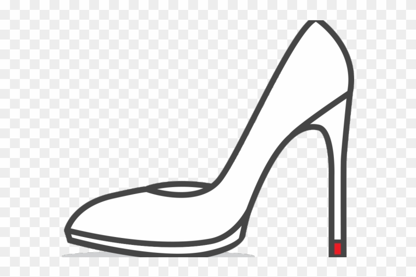 Heels Clipart Red Sole - Basic Pump #1610919