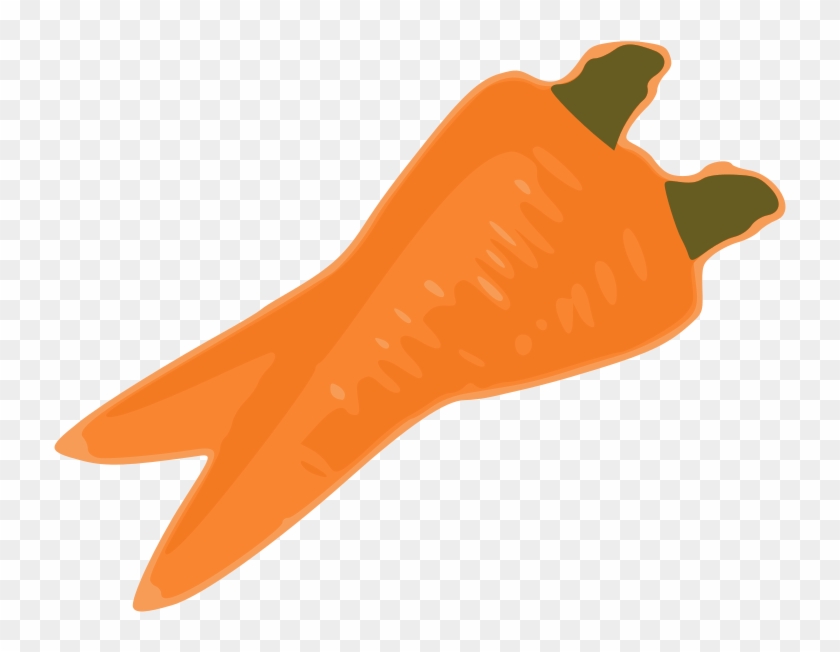 Carrot Nose Computer Icons Vegetable Drawing - Two Carrots Clipart #1610976