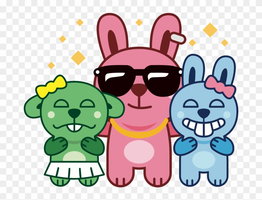 Brat Bunny Messages Sticker-7 - Cartoon #1611054