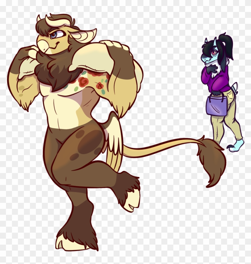 A Hot Minotaur By Chaoticastronaut A Hot Minotaur By - Cartoon #1611106
