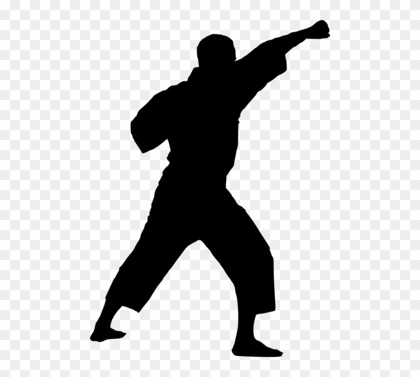 Free Png Karate Silhouette Png - Karate Silhouette Transparent #1611111