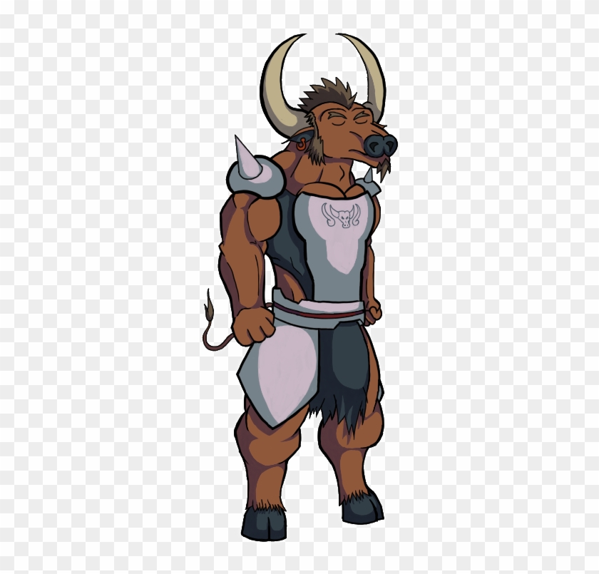 Clipart Transparent I Finished My Of D Character Thaben - Minotaur D&d Drawing #1611120