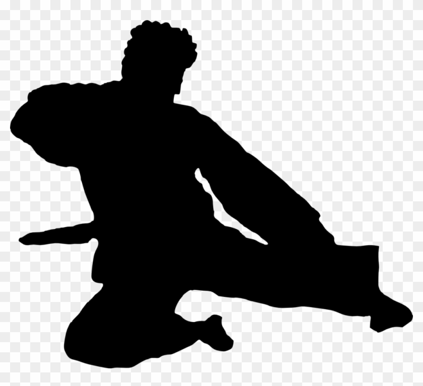 14 Karate Silhouette - Silhouette #1611128