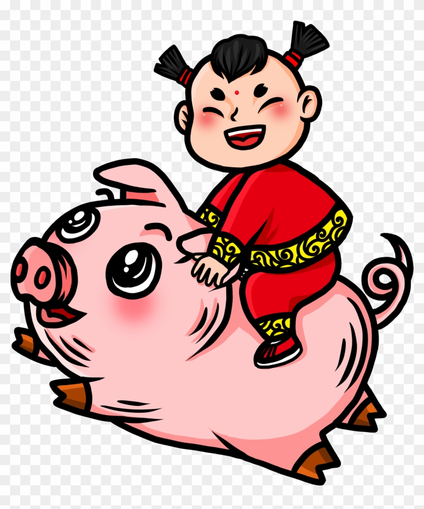 Painted Chinese Style New Year Png And Psd - Cartoon #1611189