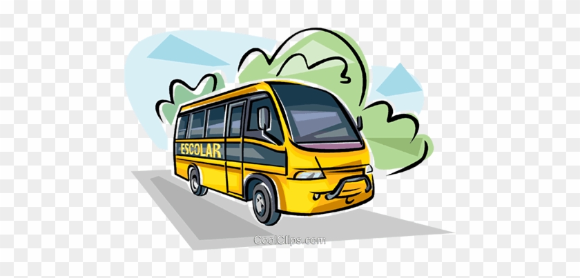Brazilian School Bus Royalty Free Vector Clip Art - Imagens De Transporte Escolar #1611310