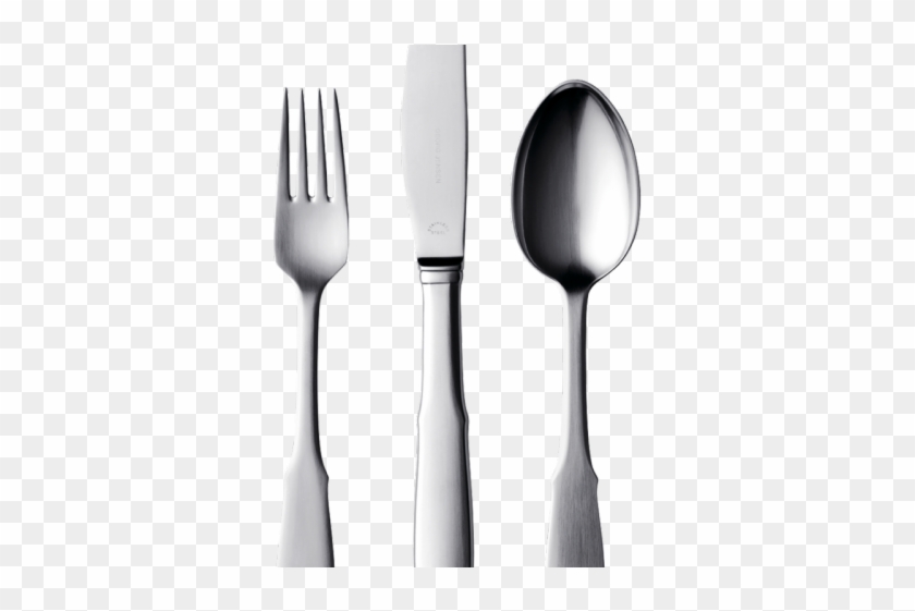 Spoon Clipart Folk - Plate Knife Fork Spoon Table #1611354