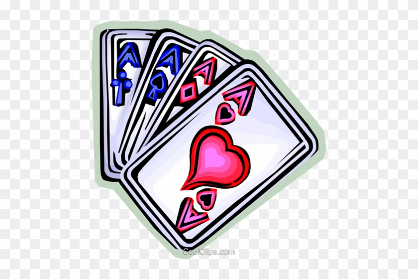 Playing Cards Royalty Free Vector Clip Art Illustration - Playing Cards Royalty Free Vector Clip Art Illustration #1611375