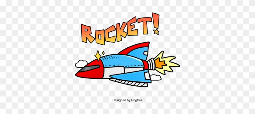 Aerospace Rocket Cartoon Hand-painted, Universe, Space, - Aerospace Rocket Cartoon Hand-painted, Universe, Space, #1611399