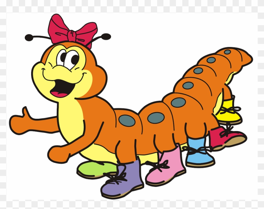 Centipede Clipart Shoe - Cartoon #1611431