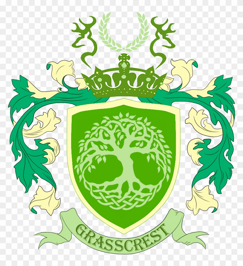Grasscrest Family Crest By Dreamingmystic - T-shirt #1611610