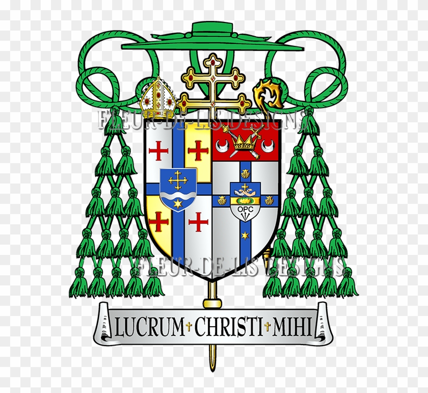 Ecclesiastical And Religious Coats Of Arms And Crests - Coat Of Arms Of Us Diocese #1611625