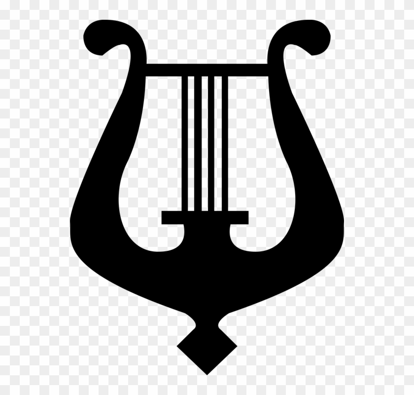 Halo Clipart Angel - Harp Symbol #1611667