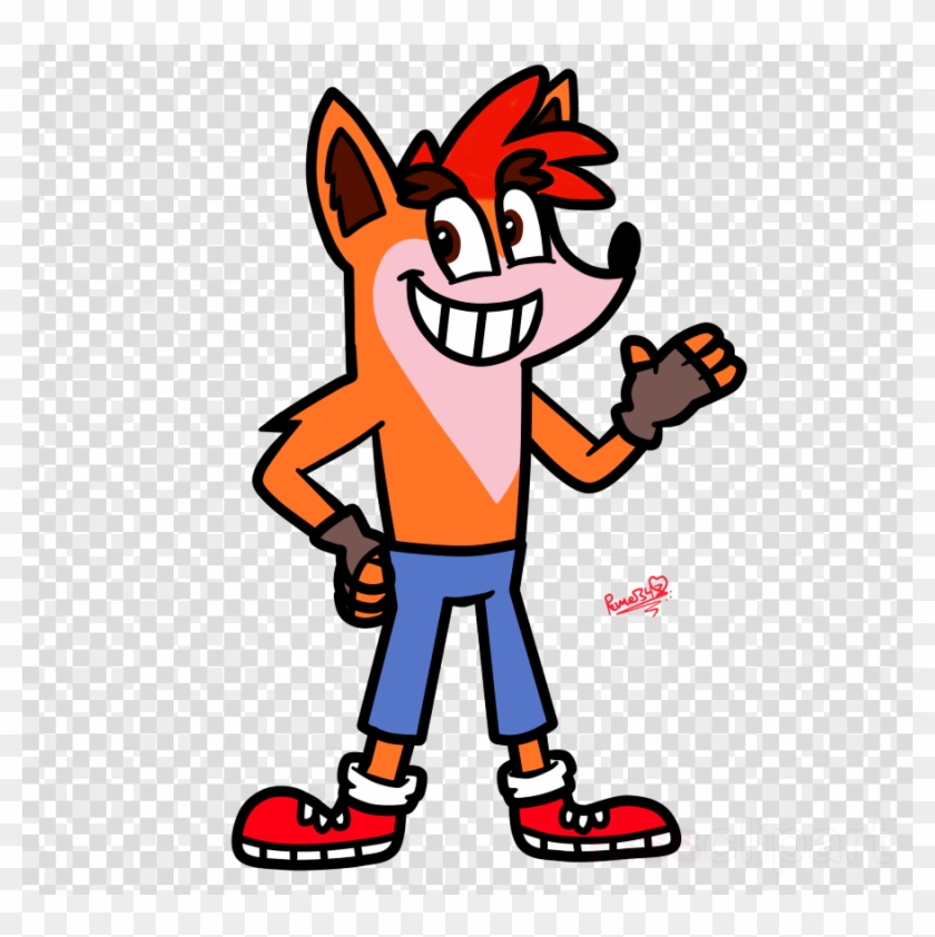 Crash Bandicoot Clipart Crash Team Racing Crash Bandicoot - Chibi Art Laughing Jack Cute #1611799