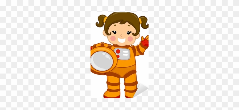 Astronauta Menina Desenho Png #1611848