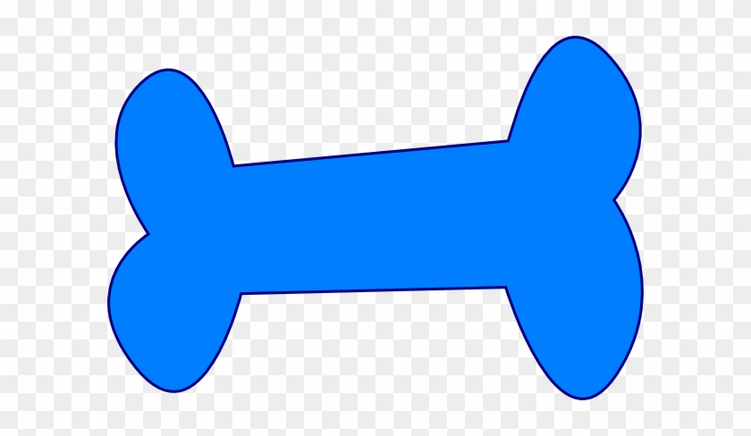 Blue Dog Bone Clipart #1611866