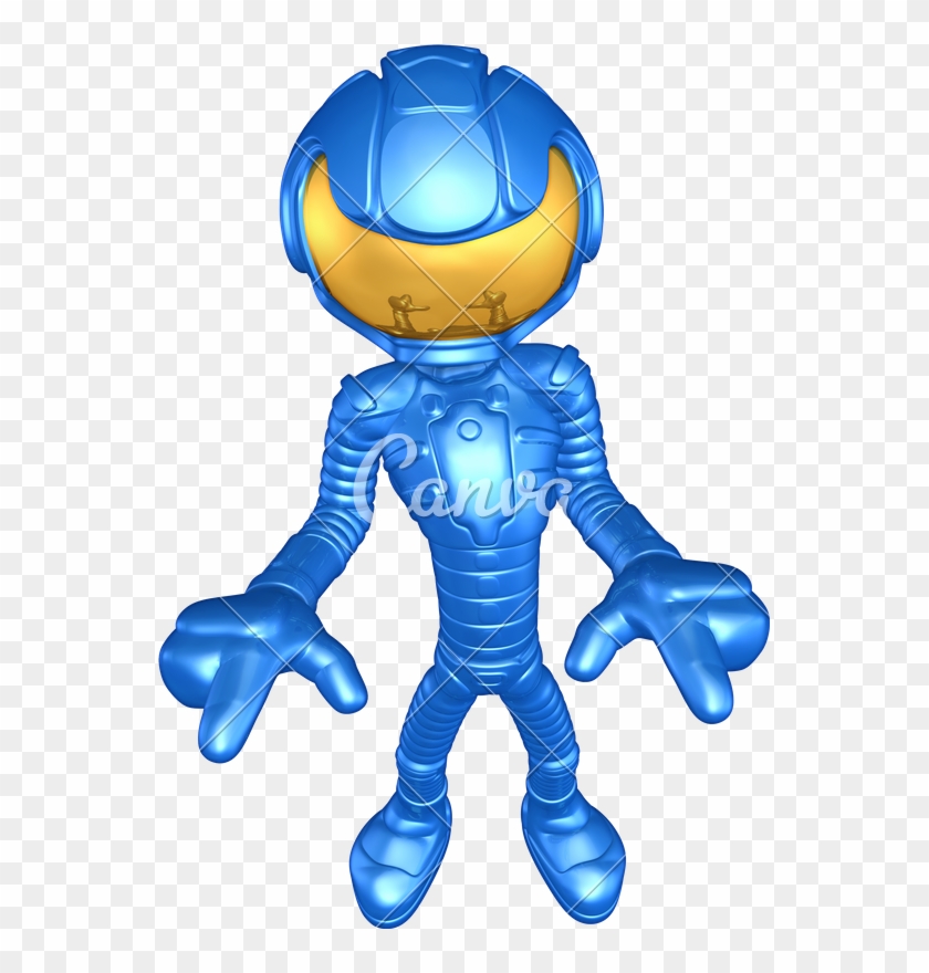 3d Image Of Astronaut Character - Cartoon #1611873
