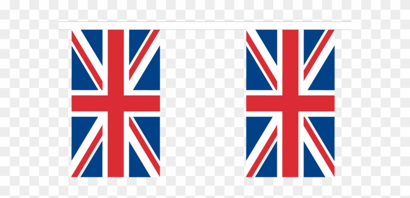 Union Jack Flag Clipart Red White Blue Bunting - Union Jack With Royal Crest #1611883