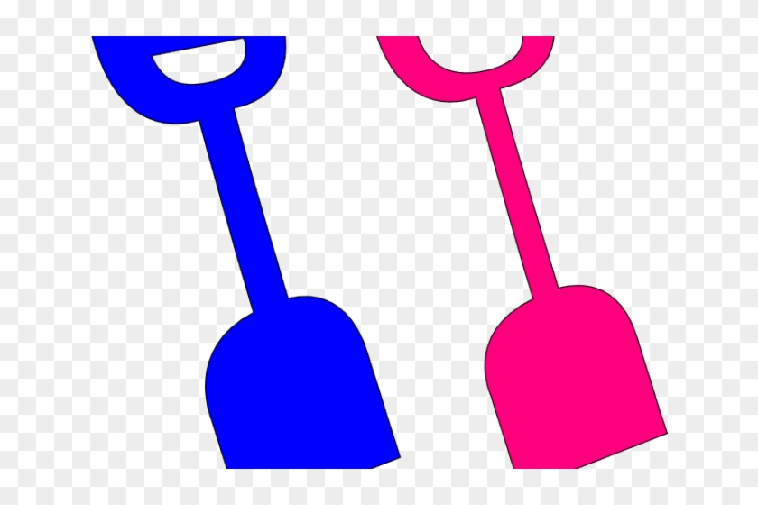 Shovel Clipart Blue - Clip Art #1611949