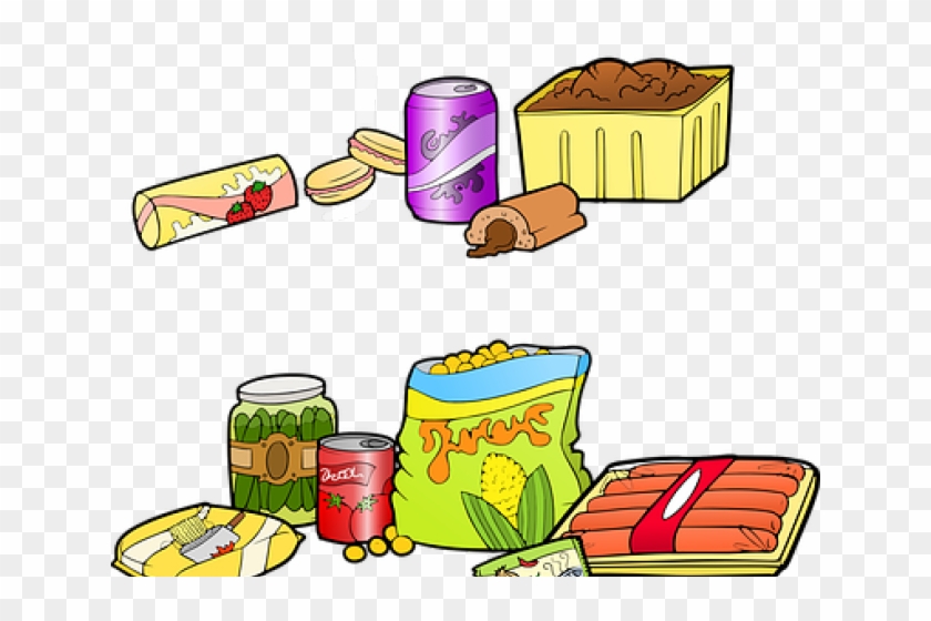 Healthy Food Clipart Protective Food - Junk Foods Cartoon Transparent #1611966