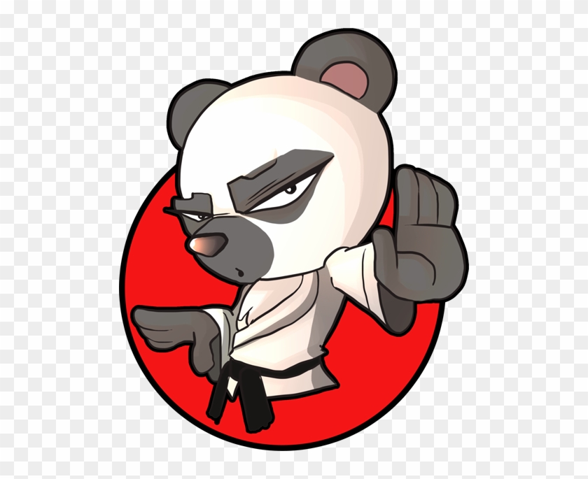 Vice City Rashguard - Martial Art Panda Clipart #1612044