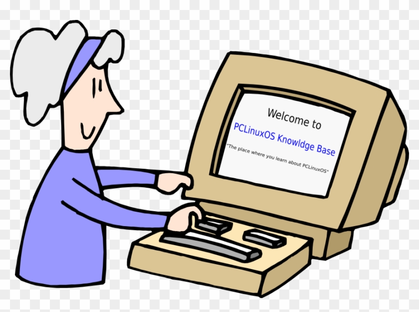 Pclinuxos Knowledge Base - Cartoon Computer #1612174