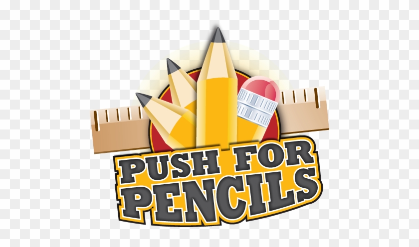 Push For Pencils Logo - Logo About School Supplies Stores #1612268