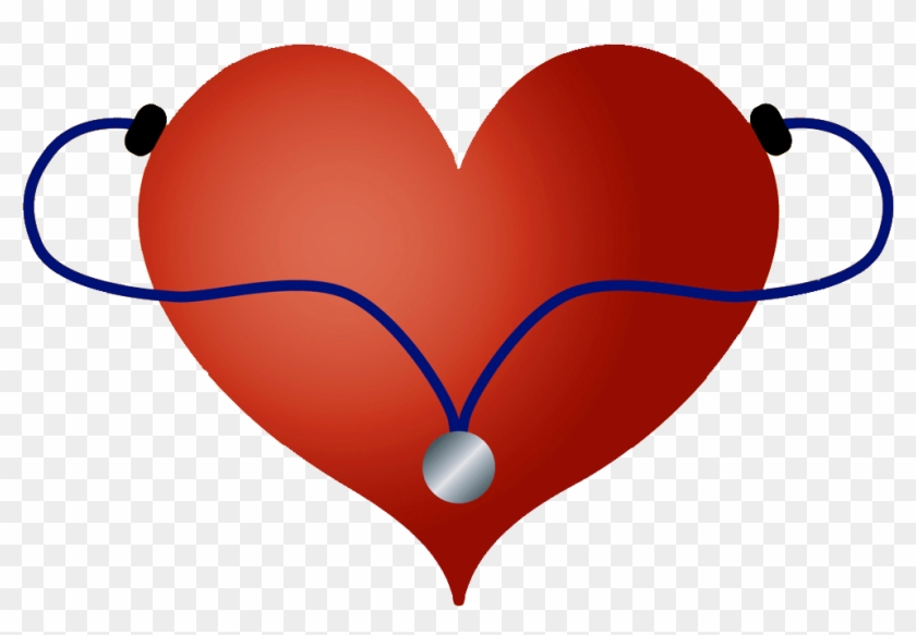 Free - Clip Art Stethoscope Heart Clipart #1612345