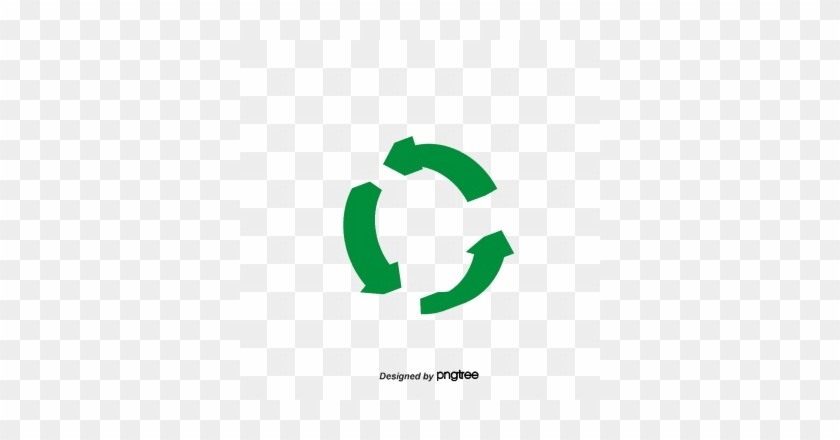 Green Recycling Symbol, Green, Recover, Mark Png And - Emblem #1612497