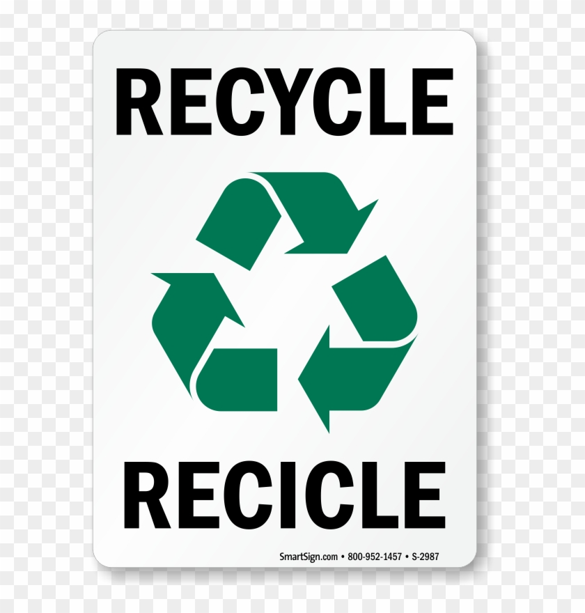 Zoom, Price, Buy - Recycle Sign In Spanish #1612519