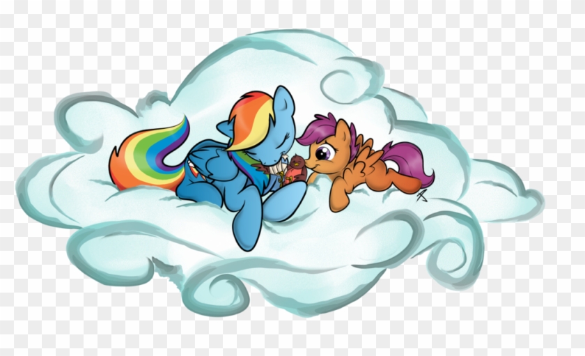 Book Of Pony Round 2 / Rarity - Rainbow Dash And Scootaloo #1612678