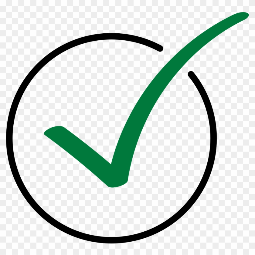 Checklist - Circle Done Check Vector Png #1612691