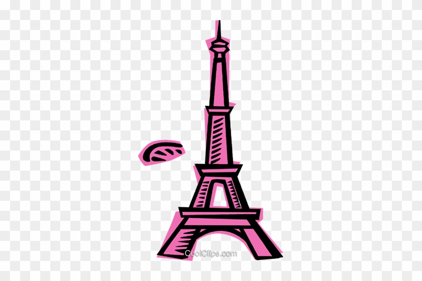 Eiffel Tower Royalty Free Vector Clip Art Illustration - Tower #1612693