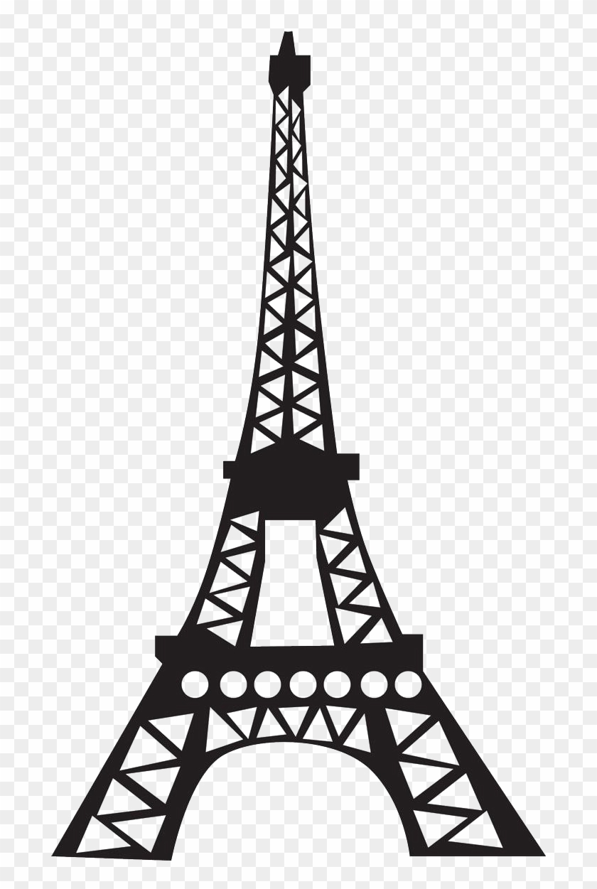 Eiffel Tower Silhouette Png High-quality Image - Paris Eiffel Tower Template #1612707