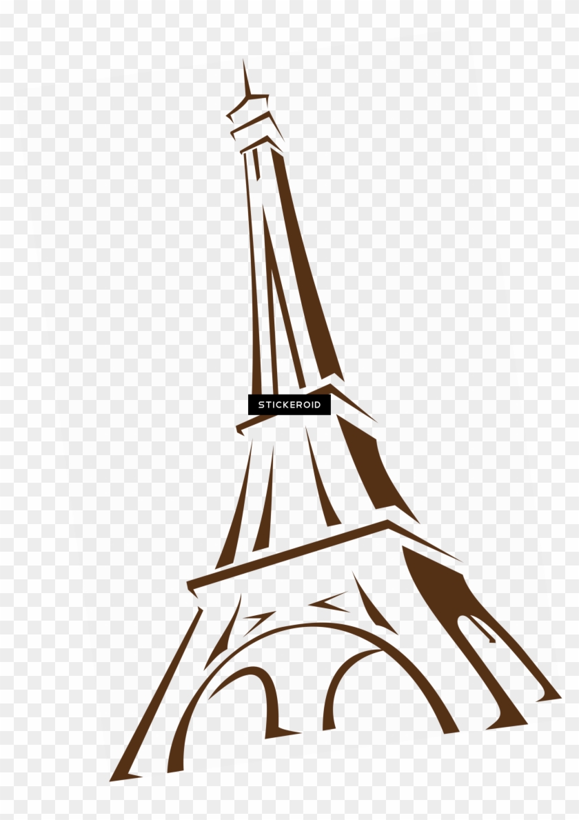 Eiffel Tower Hd & France Travel World - Eiffel Tower Sketch Png #1612728