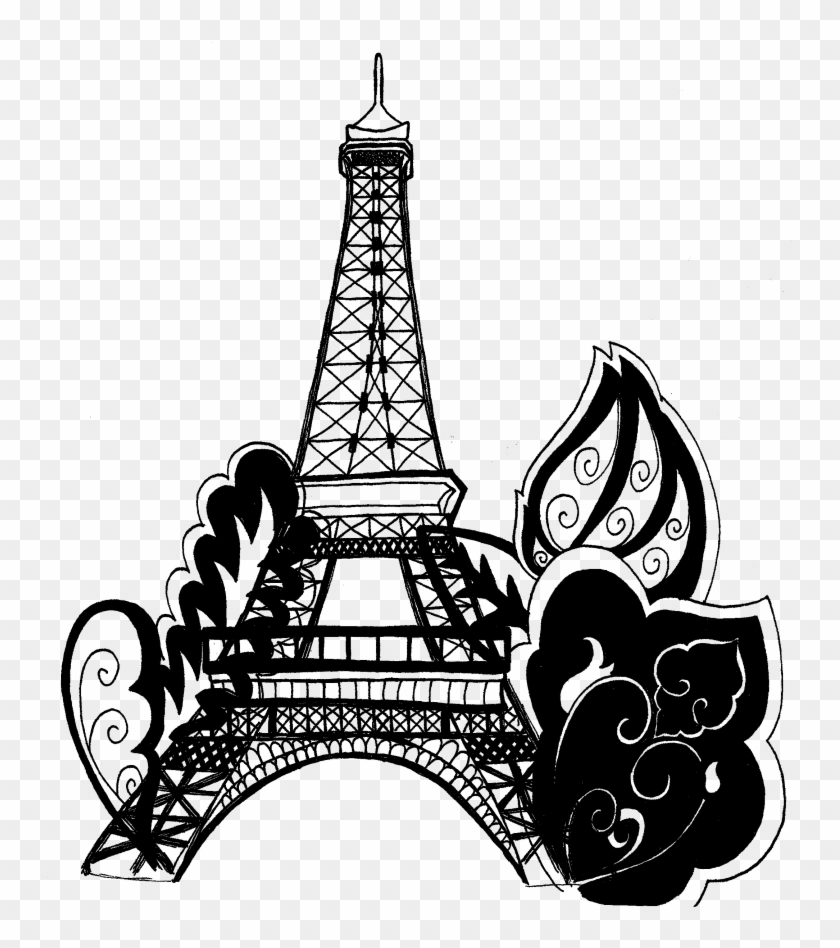 Free Eiffel Tower Clipart - Paris Eiffel Tower Coloring Pages #1612741