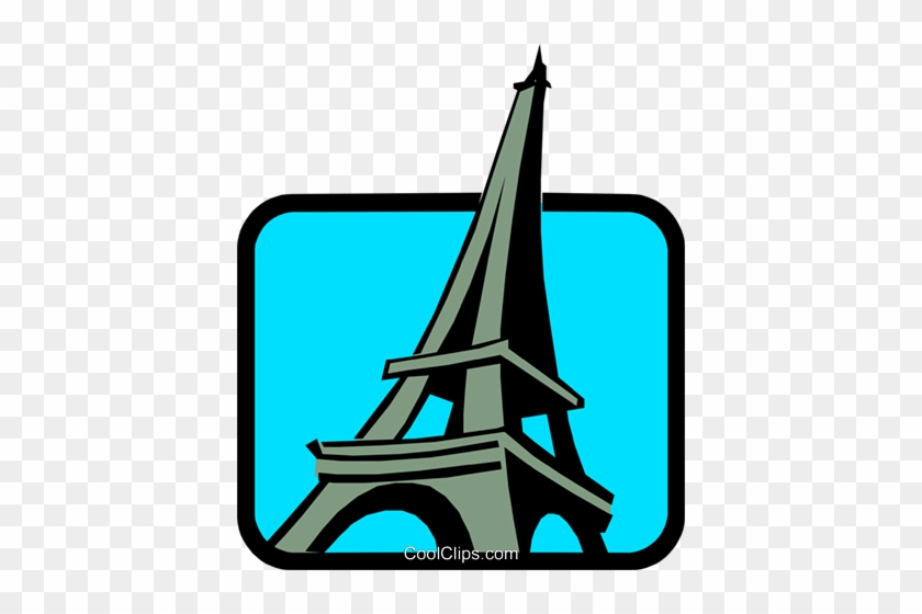 Eiffel Towers Royalty Free Vector Clip Art Illustration - Eiffel Tower Clip Art #1612751