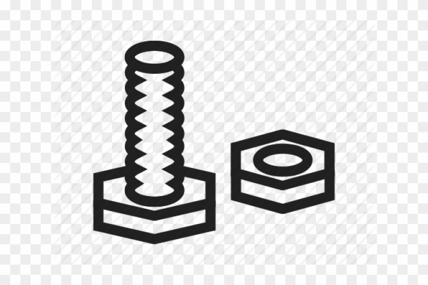 Nut Clipart Bolt Tool - Illustration #1612765