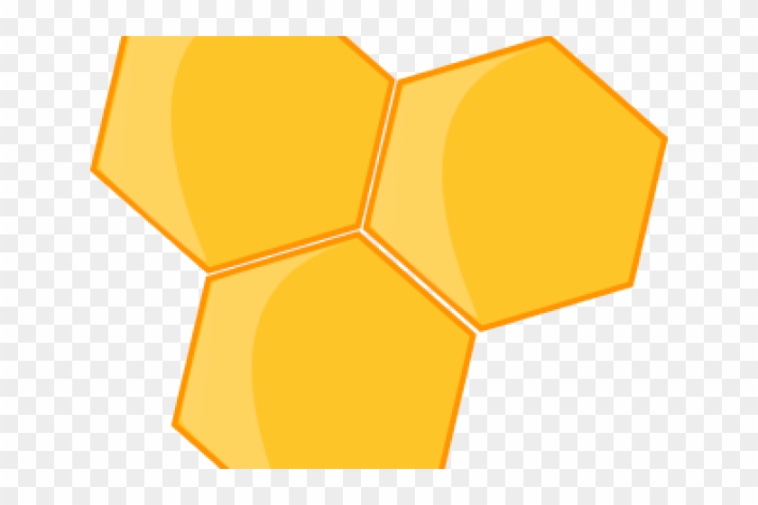 Hexagon Clipart Bee - Bee Clip Art #1612774