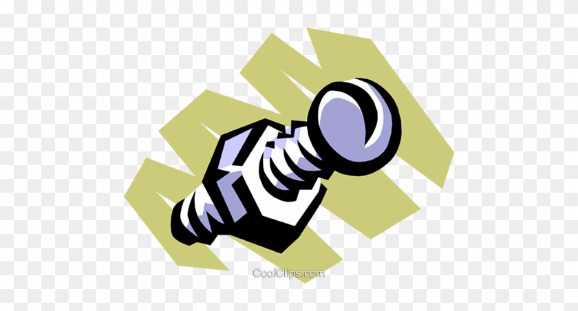 Nut & Bolt Royalty Free Vector Clip Art Illustration - Graphic Design #1612781