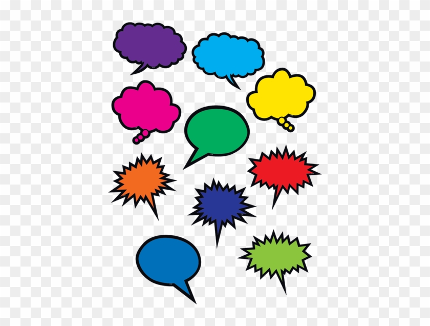 Colorful Speech/thought Bubbles Accents - Teacher Created Resources Accents #1612842