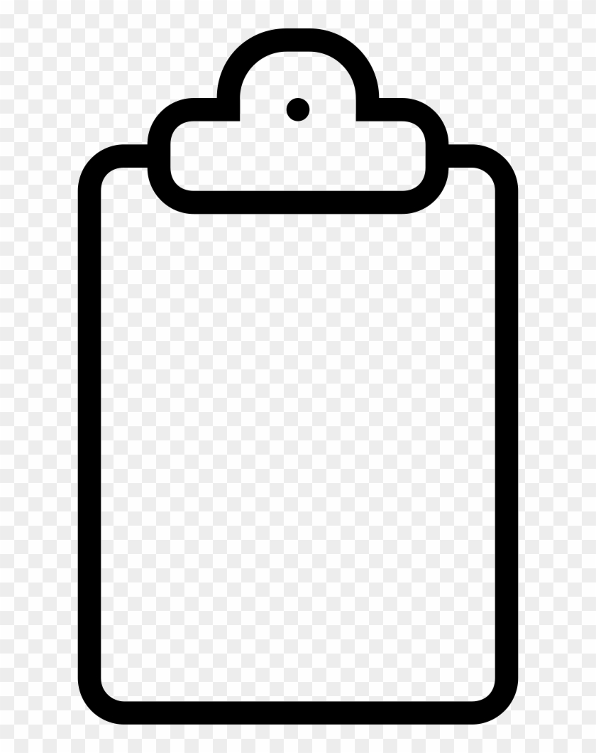 Clipboard Outlined Interface Symbol Comments - Icono Estrategia Png #1612844