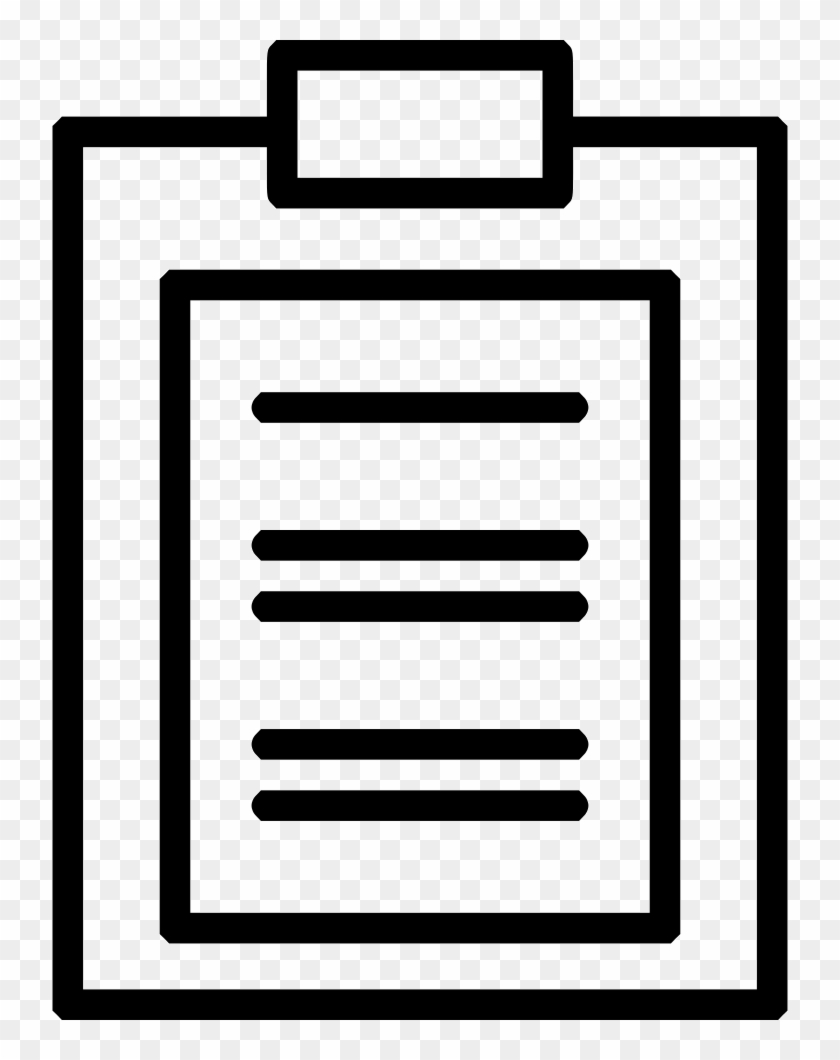 Clipboard Comments - Patient Profile Clip Art #1612856