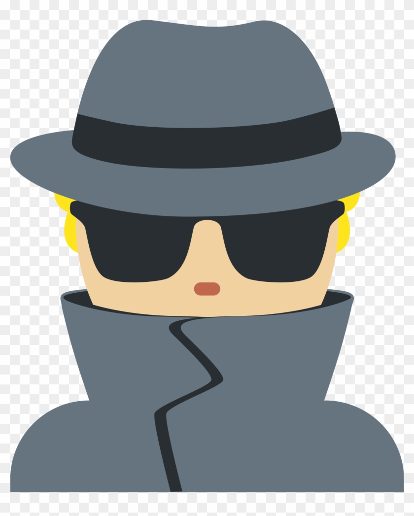 Spy Clipart Creative Clip - Detective Emoji #1612966