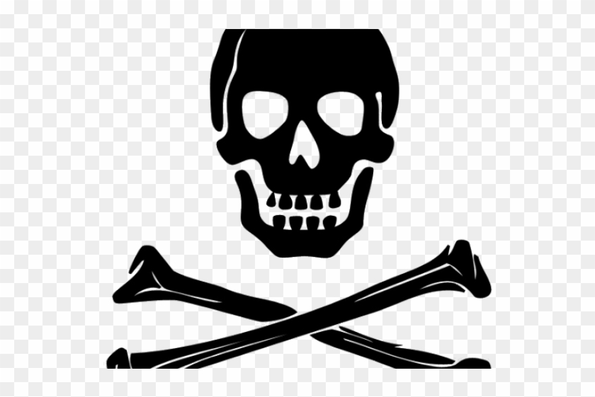 Skull Clipart Cross - Piratas Del Caribe Logo Vector #1613036